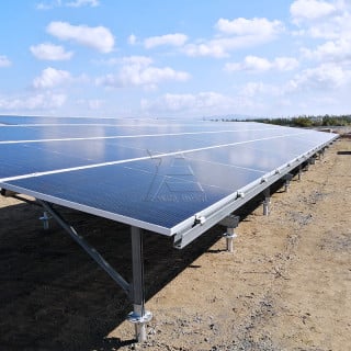 Mg-Al-Zn Ground Solar Mounting System